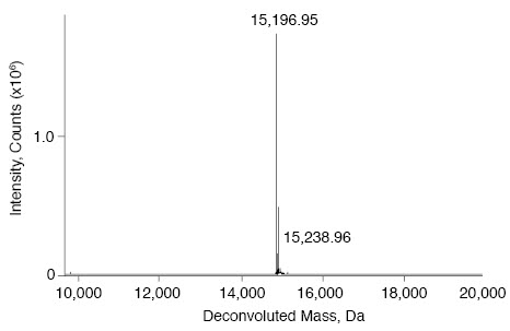 ESI-TOF Analysis of Histone H3.3 Human, Recombinant